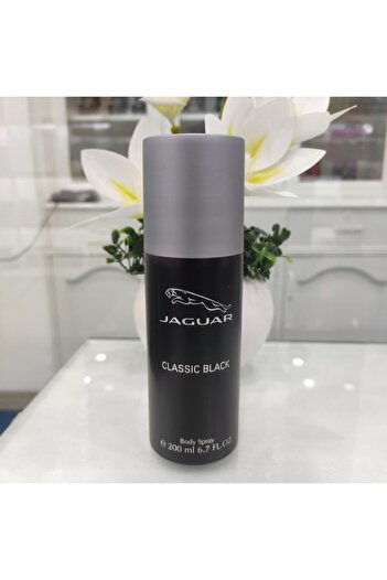 Jaguar Classic Black Deodorant Body Spray For Men – 200 ml Long-lasting Freshness