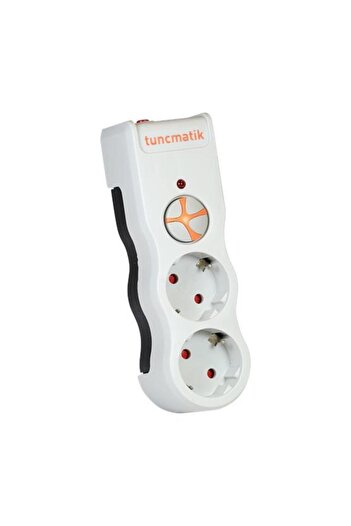 Tunçmatik TSK19021 Powersurge2 Enerji Koruma Prizi 2li 1050 Joule Beyaz