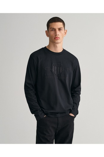 Gant Long-Sleeved Shirt Tonal Shield