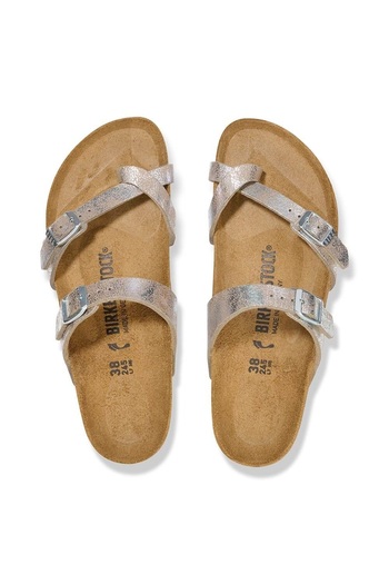 Birkenstock Γυναικείες παντόφλες Mayari Syn Washed Metallic
