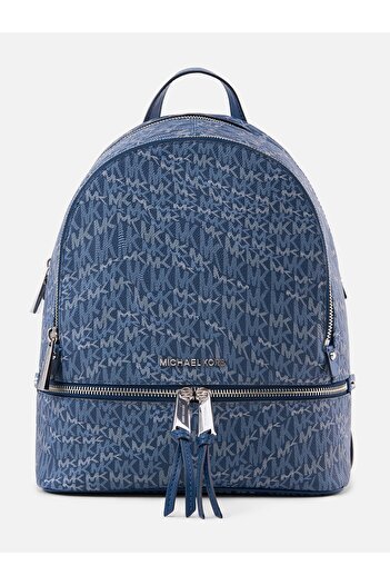 Michael Kors Women's Backpack - 30F2Sezb2I-Blue Model