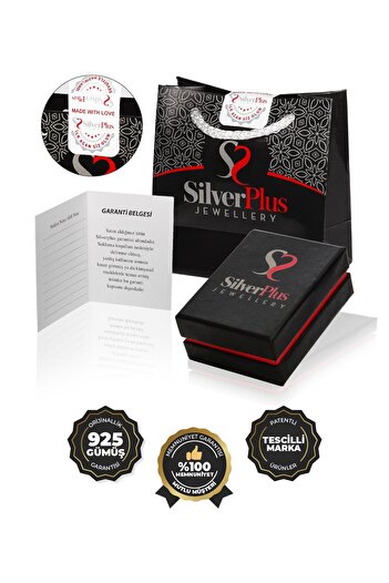 Silverplus Grek Desenli Kare Oniks Taşlı Gümüş Serçe Parmak Erkek Yüzük