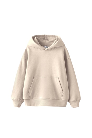 Bak Moda Hanorac de bază oversize unisex bej