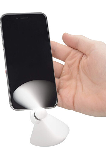 Generic İPhone İçin Uyumlu Taşınabilir Mini Vantilatör - Lightning Port Uyumlu Serinletici Fan