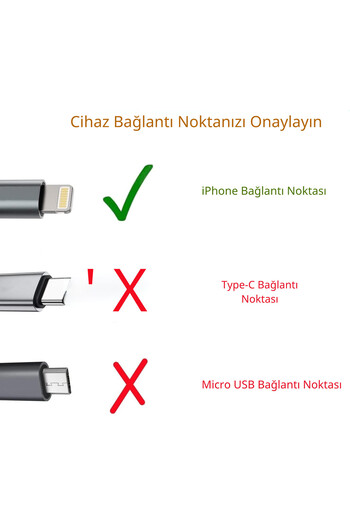 Generic iPhone için Taşınabilir Mini Vantilatör - Lightning Port Uyumlu Serinletici Fan - Güçlü ve Sessiz