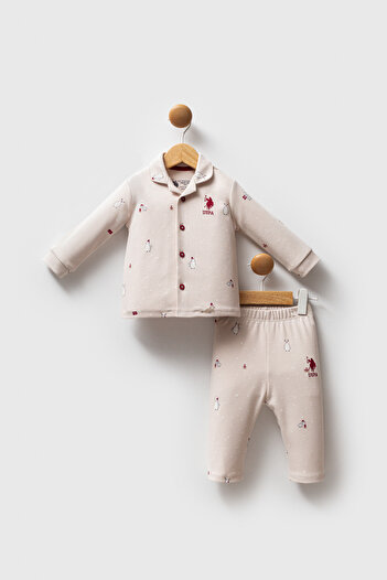 U.S. Polo Assn. Licensed Baby Boy Buttoned 2 Piece Suit