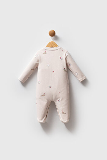 U.S. Polo Assn. Licensed Baby Boy Booties Jumpsuit