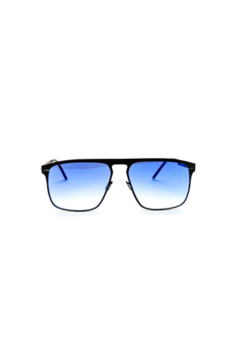 MOOSHU Hercules Sm Black 34 Blue Deg Men's Sunglasses