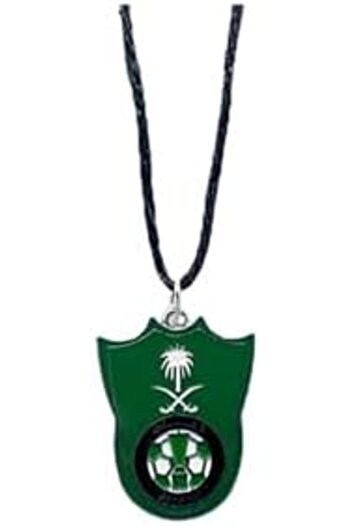 Toybox Saudi Football Club Shield Pendant Necklace