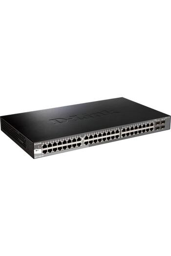 D-Link Switch DGS-1520-52, 48 porturi Gigabit, 4 porturi SFP, Capacity 76Gbps, 16K MAC, 17" Rackmou