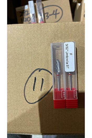 global fashion Carbide end mill with red belt F 3/32 Umbrella ST