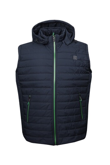 tambattal Plus Size Padded Sports Vest Dekons Navy Blue (Wide Comfortable Fit)