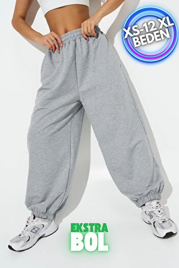 vladivosto Μεγάλο μέγεθος Loose Fit Extra Long Oversize Φούτερ Battal Πιτζάμες Μαύρο Γκρι