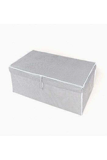 btm home Multi-Purpose Mega Size Box with Lid 40X60X30Cm Foldable Bag with Lid