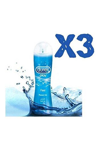 Durex Gel Play Feel Pleasure - 3 Pieces