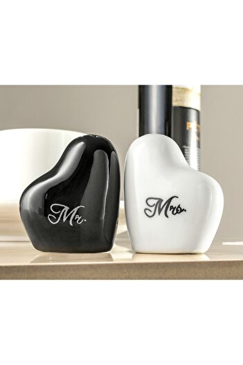 Gadget Master Set solniță și piperniță Inimioare