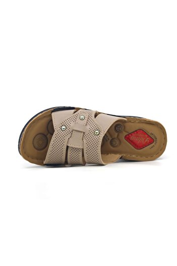 HEREVEMAGAZA Vizyon Zenne Padded Daily Slippers Mink