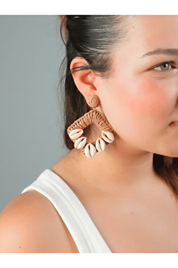 Sumen Butik Summer Seashell Dangle Earrings