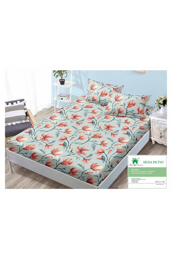 FIONNA.RO Fine Cotton Duvet Cover 90x200cm - Pink Magnolia