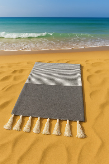 KAYABEY HOME 90X170 cm Striped Peshtemal Bath & Beach Towel – 100% Cotton, Quick Dry, Lightweight