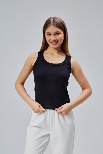 Jinx Wear Fashion Women's Ribbed Look Thick Strap Basic Camisole Undershirt