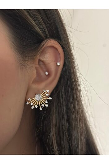 MyladyAccessoriess Zircon Stone Detail Premium Series Earrings