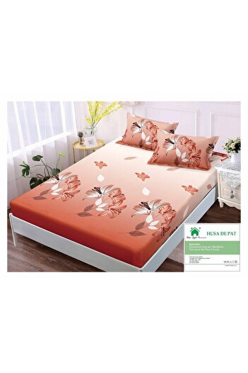 FIONNA.RO Duvet Cover with Elastic and Pillowcases 160x200cm - Iris