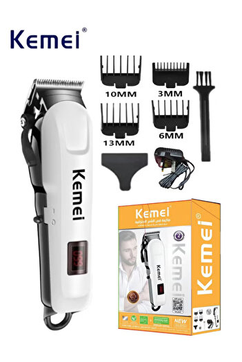 Kemei KM-809A Electric Trimmer White