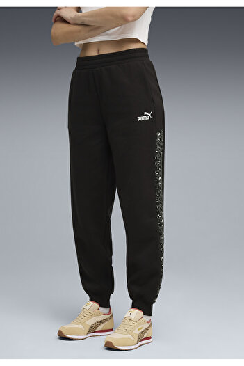 Puma Essentials Animal Print Comfort Ψηλόμεσο Παντελόνι Φόρμας Γυναικείο