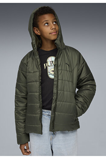 Puma Essentials Hooded Padded Jacket Youth