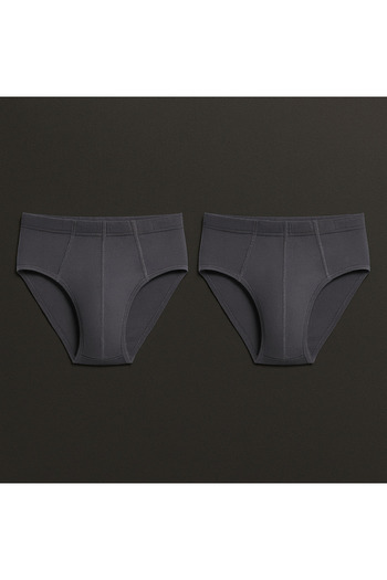 QKK Men's 100% Cotton 2-Piece Slip Panties Q2İ1K2L6Kk.2L