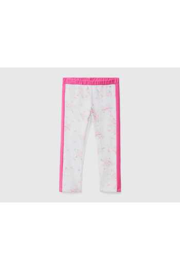 United Colors of Benetton Girls' Floral Print Leggings