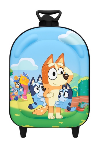NEWFULL Rucsac pentru grădiniță pentru băieți cu rulote Bluey