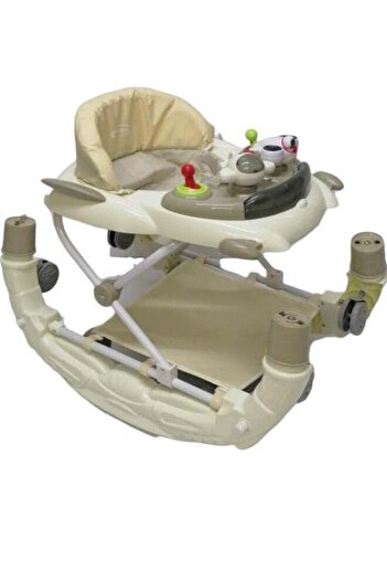 Toybox 2 in 1 Baby Walker Rocker Height Adjustable With Toys & Music