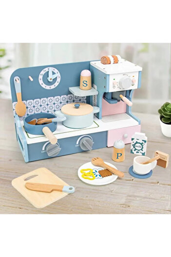 Picodino Wooden toy kitchen with accessories Kabi My Favorite Kitchen set