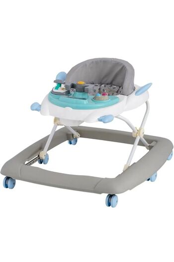 Toybox Rally Foldable Soft Cushioned Seat Baby Walker Grey