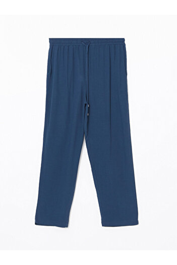 LC Waikiki Elastic Waist Textured Women's Trousers