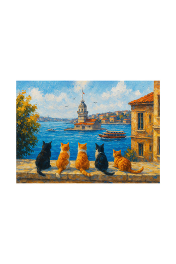Neverland 1000 Piece Puzzle - Maiden's Tower Cats