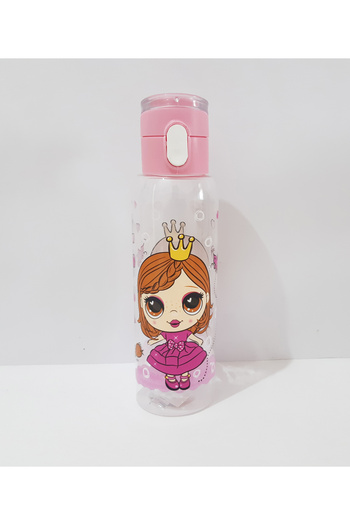 renkli çiçekler 500 ml Patterned Transparent Flask Water Bottle Water Bottle for School