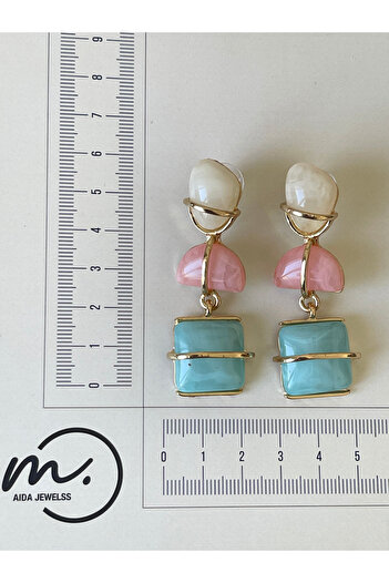 Rupen Kraft Special Design Stylish Design Earrings with Colored Stones