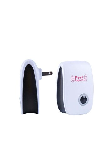 Generic Electronic Ultrasonic Mosquito Insect Pest Control Repellent White 9.6cm