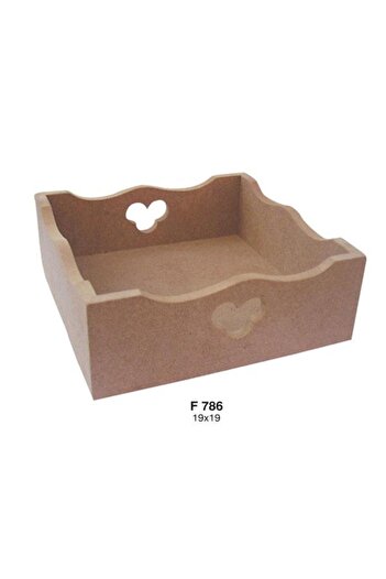 İstanbul Hobi Wooden Napkin Holder 19X19Cm F786