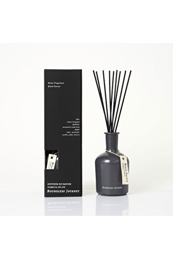 homez Diffuser with sticks 500ml fall forest fragrance- black