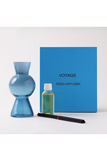 homez 100 ml glass diffuser with oil and reed