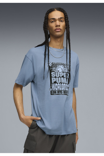 Puma Pánské tričko Graphic SUPER World Tour Relaxed Tee