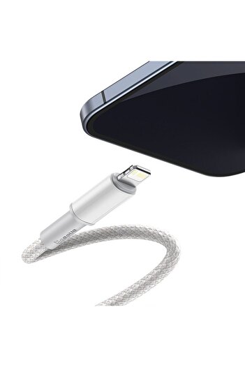 Baseus Kabel do szybkiego ładowania Iphone USB-C - Lightning Power Delivery 20W 1m biały