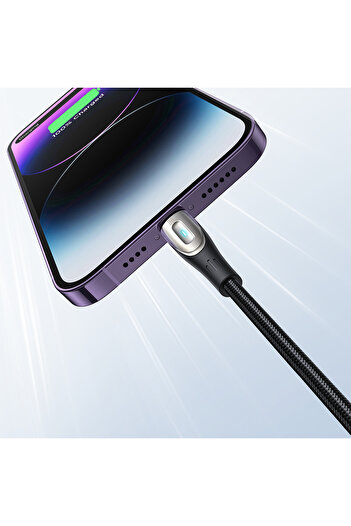 Joyroom Cablu pentru iPhone Star-Light Series USB-C - Lightning 30W 1.2m negru