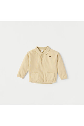 giggles Ribbed Polo T-shirt and Joggers Set