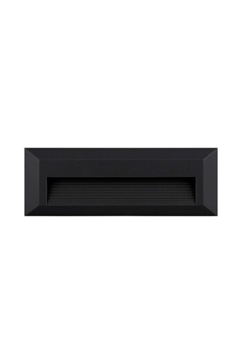 Braytron Aplica LED CORP LED PT, 3W 180lm 3000K VEKTA-B, Negru, Dreptunghiular IP65