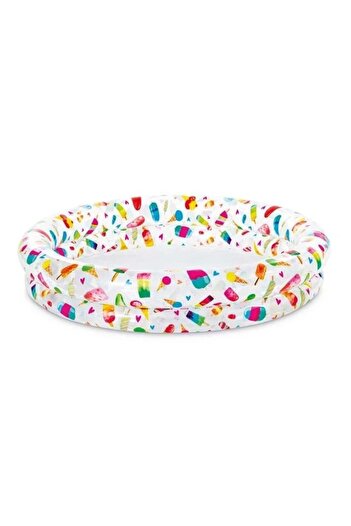 Welora Inflatable children's pool, Intex, Model Frozen, Ø1.22m x 0.25cm, white-multicolor